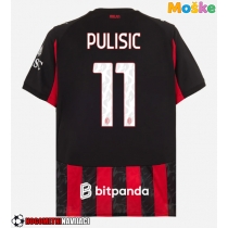 Moške Nogometnih dresov AC Milan Christian Pulisic #11 Domači 2025-26 Kratki rokavi
